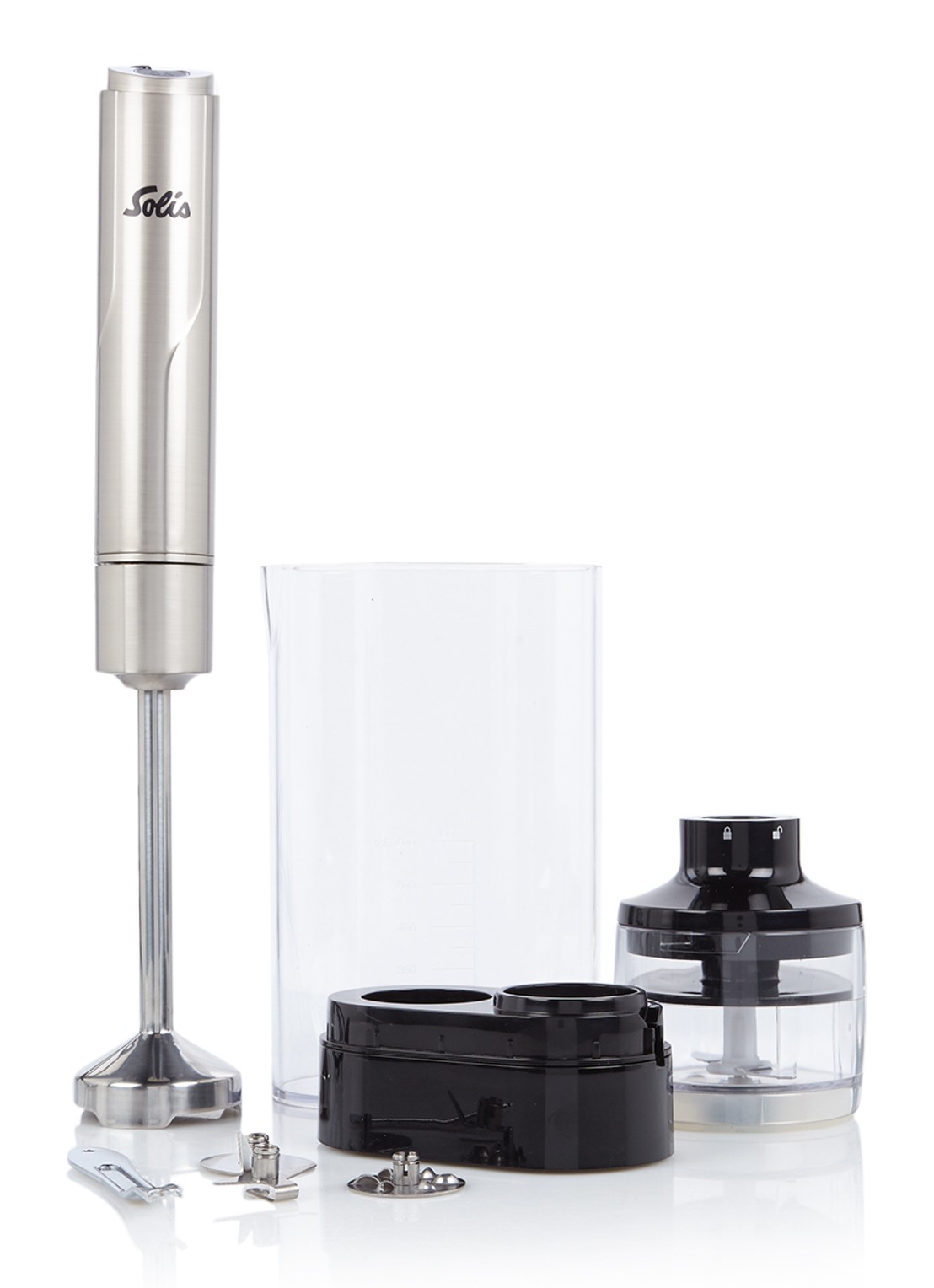 Solis X-Change staafmixer 8351 - detail zilver