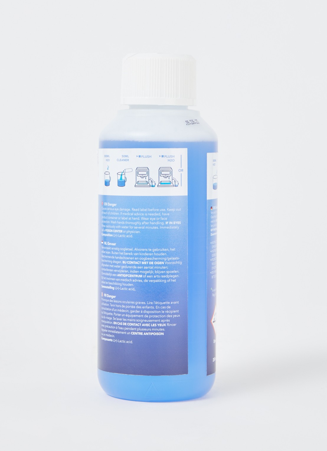 Solute Melksysteem reiniger 250 ml - voorkant 2 blauw