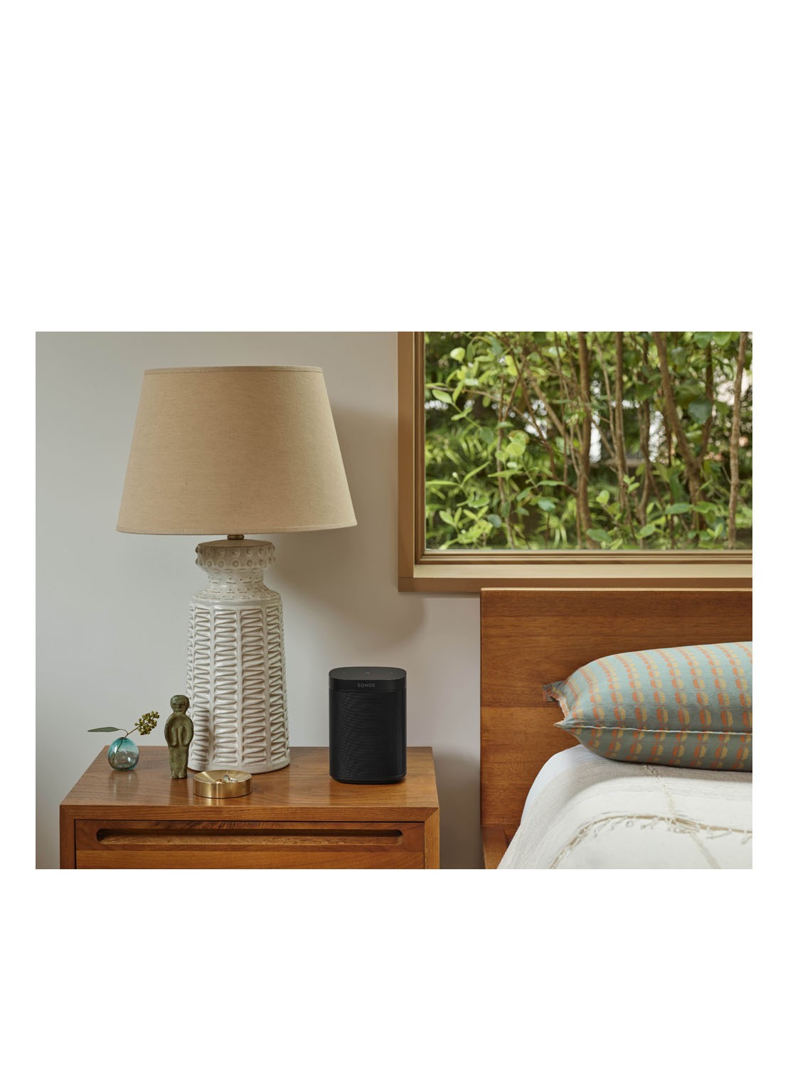 Sonos One SL speaker - detail 2 zwart