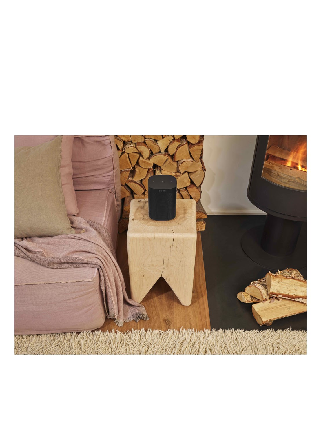 Sonos One SL speaker - detail 5 zwart