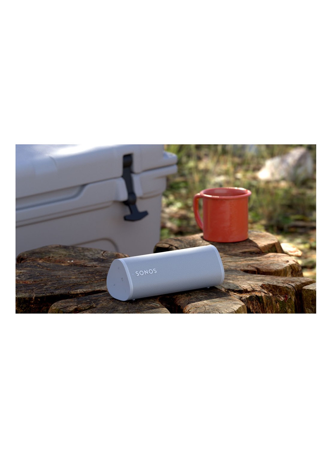 Sonos Roam smart speaker met Google Assistant stembediening - detail 5 wit