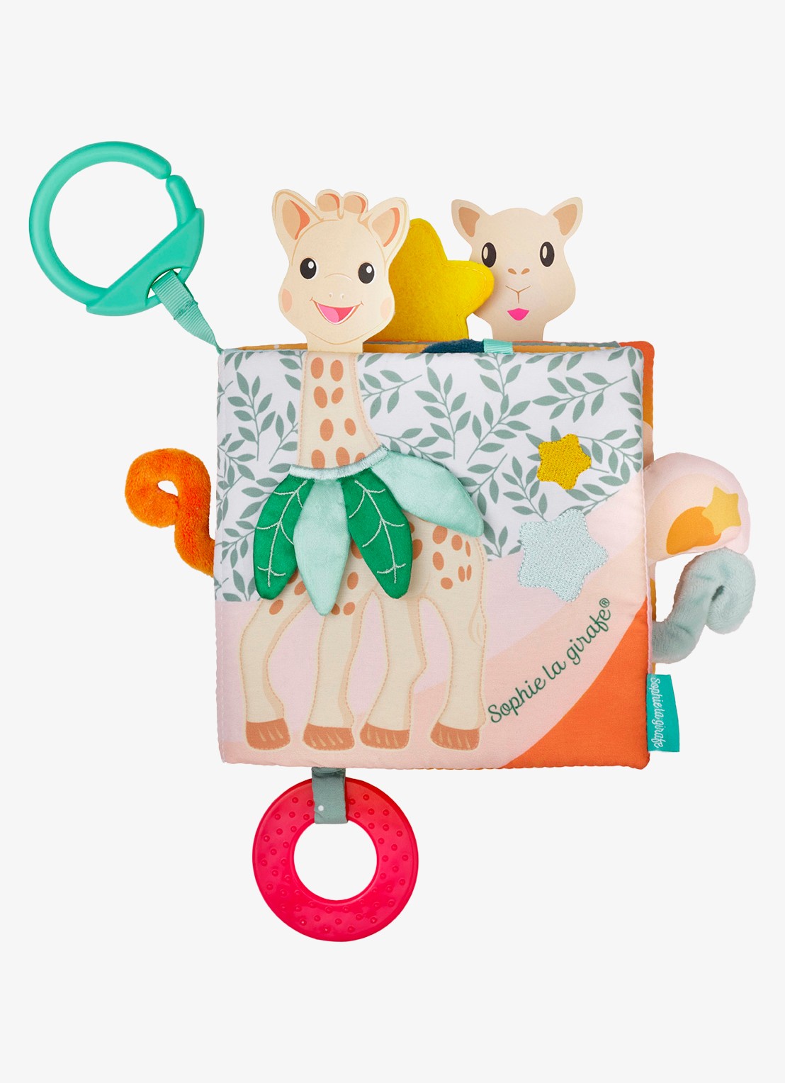 Sophie de Giraf Ontdek babyboekje - voorkant multicolor