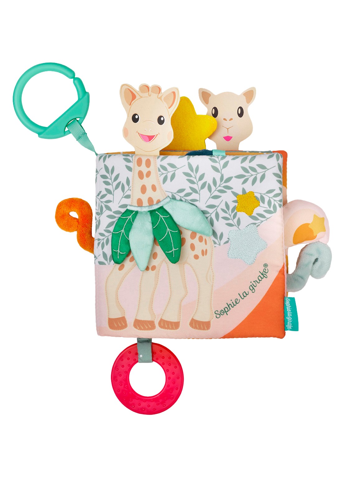 Sophie de Giraf Ontdek babyboekje - voorkant multicolor