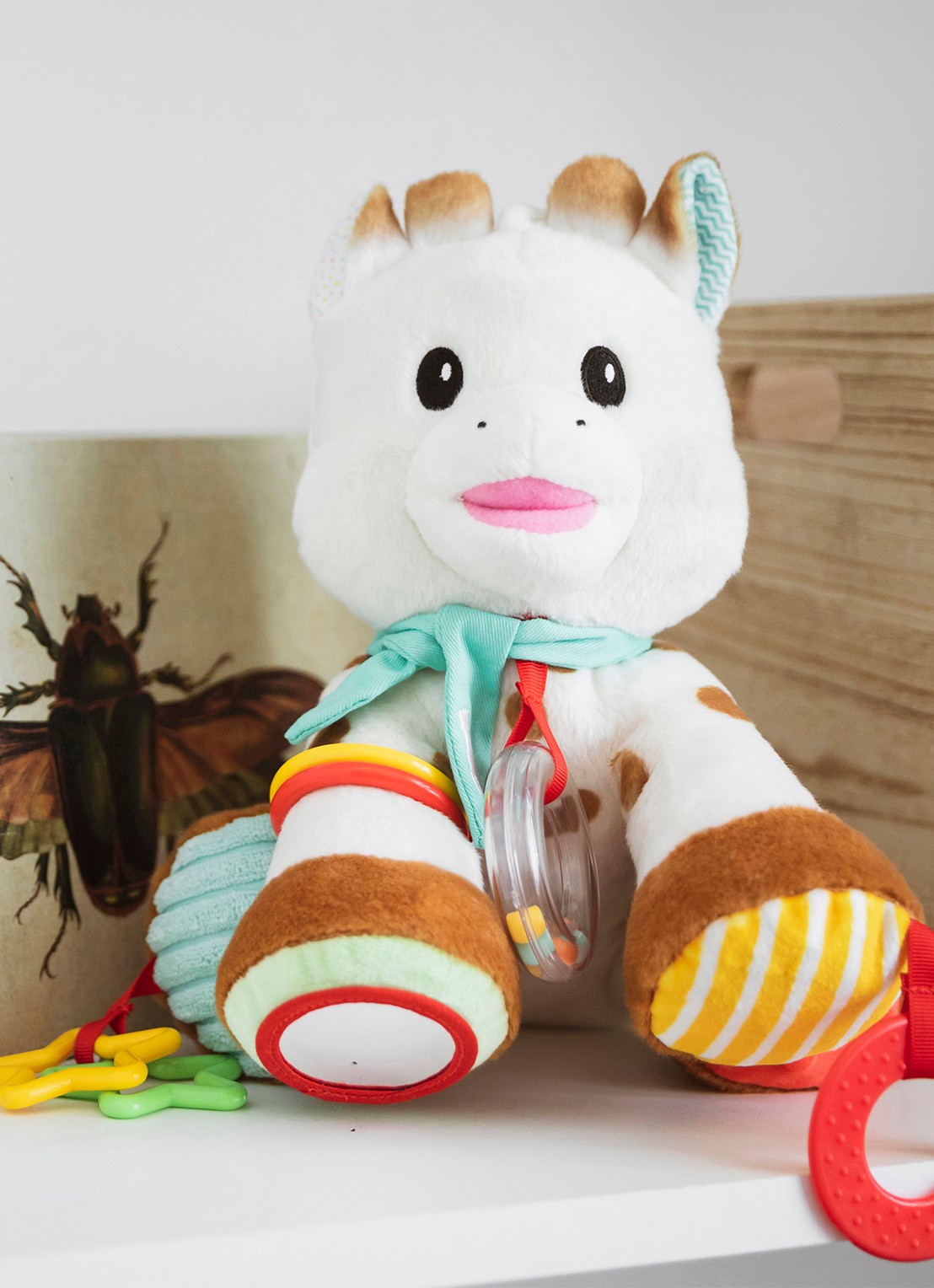 Sophie de Giraf Sophie de activiteitenknuffel - detail 4 multicolor