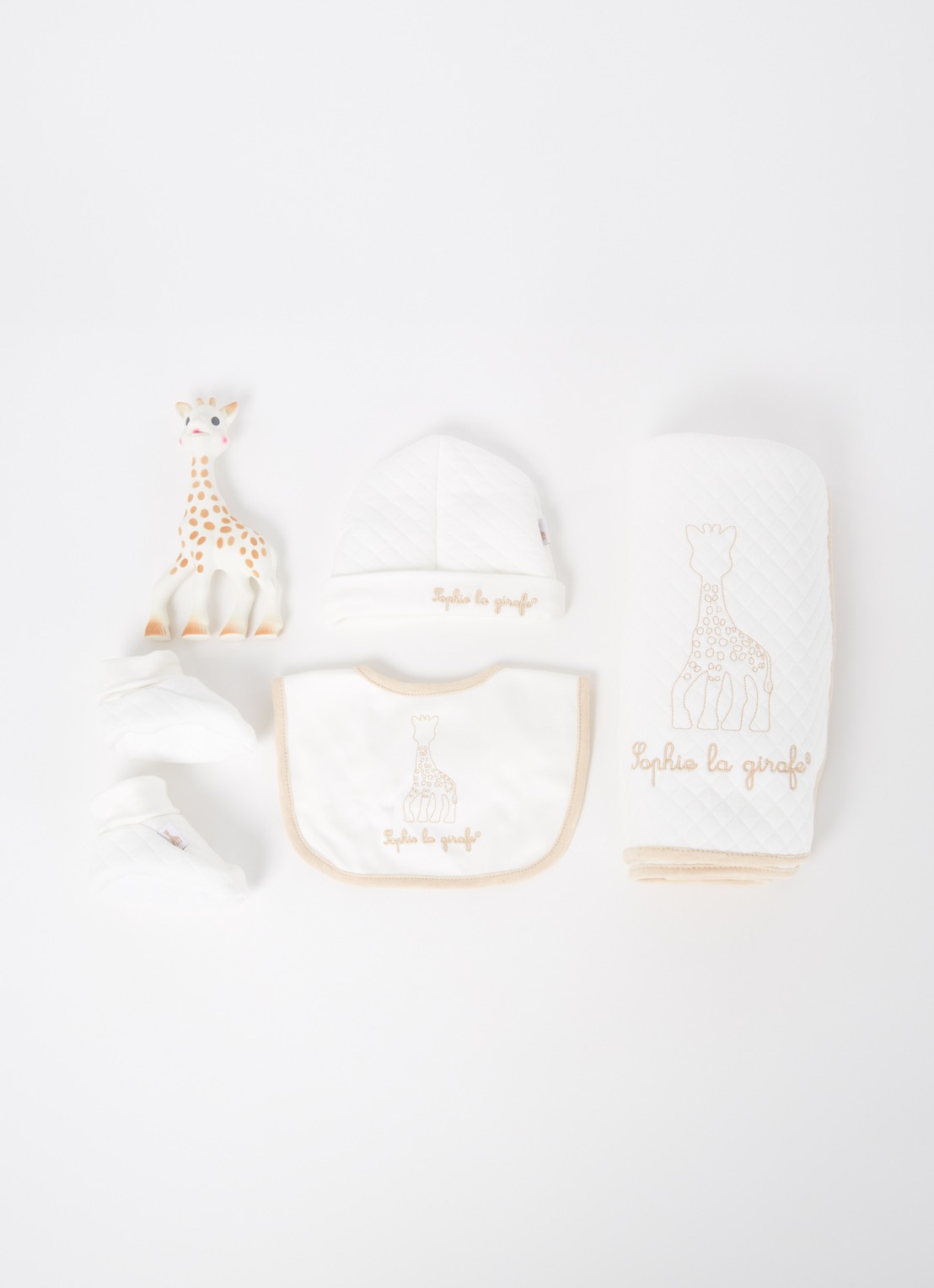 Sophie de Giraf Sophie de Giraf So Pure geschenkset  - voorkant 6 wit
