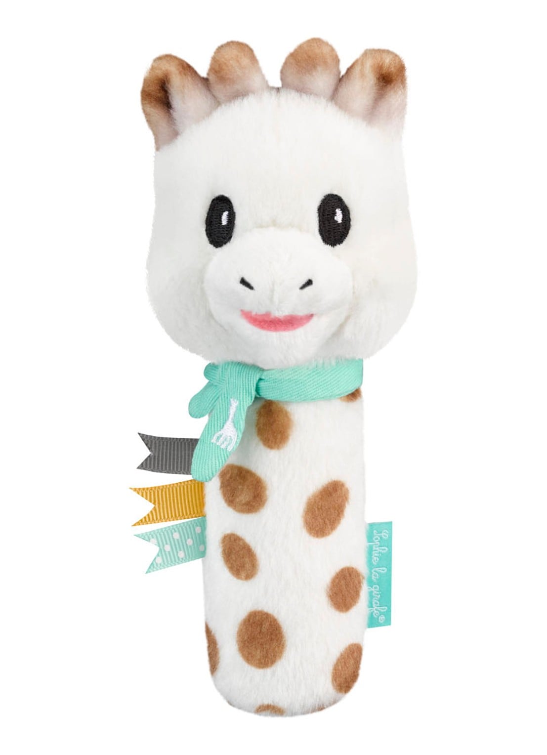 Sophie de Giraf Sophiesticated cadeauset small set van 5 - detail donkerbeige