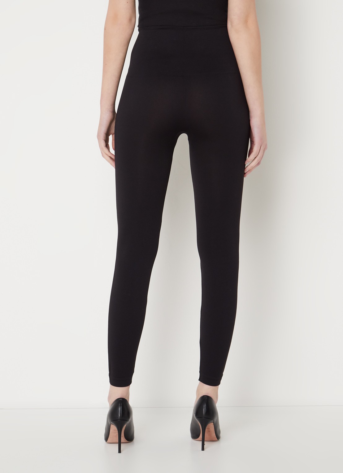 SPANX care high waist corrigerende legging met stretch - achterkant zwart