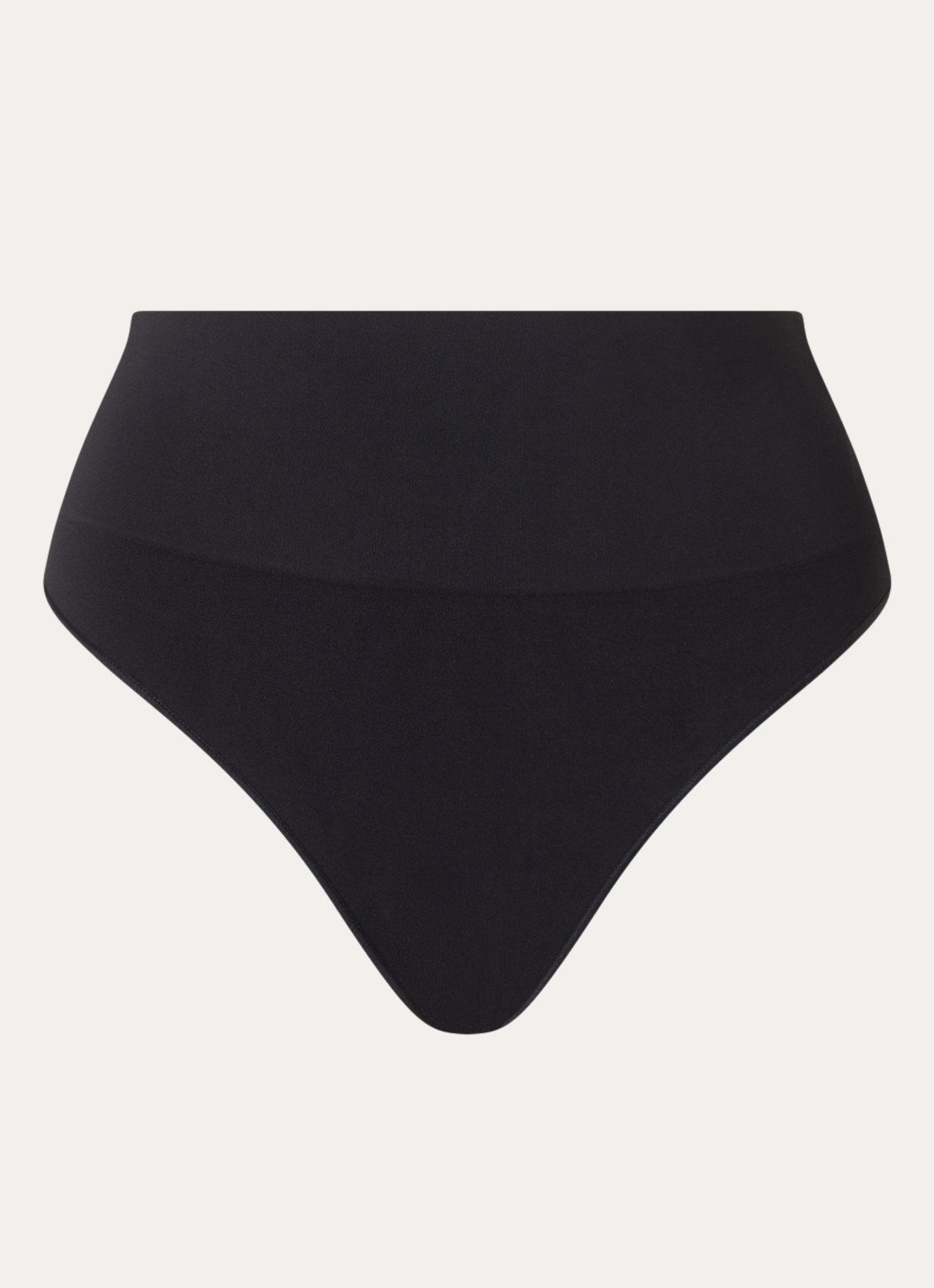 SPANX care naadloze corrigerende string - voorkant zwart
