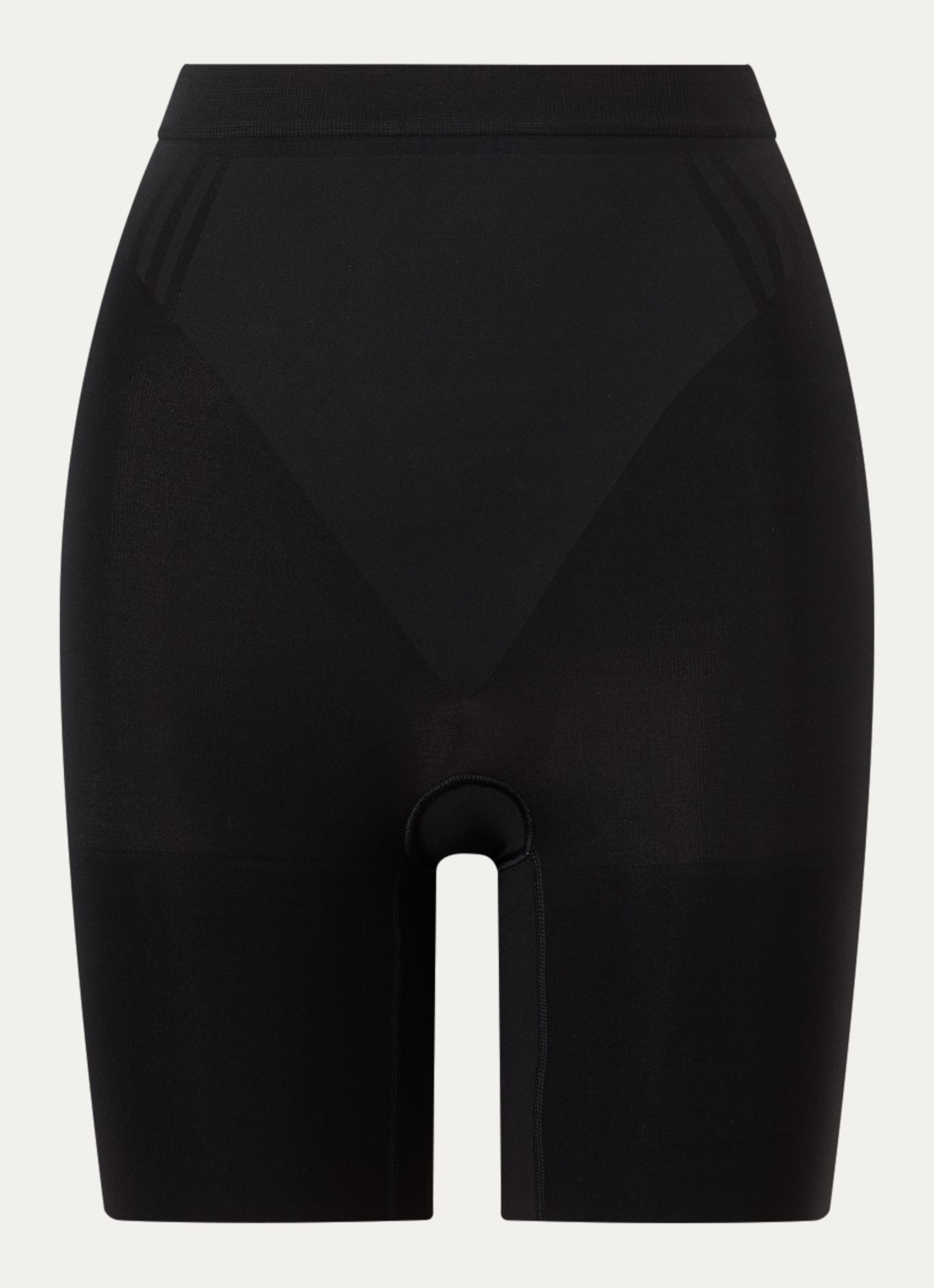 SPANX Configure high waisted corrigerende short - voorkant 2 zwart