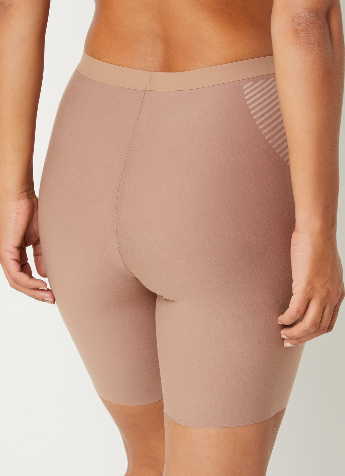 SPANX High waist skinny fit trainingslegging - achterkant 4 lichtbruin