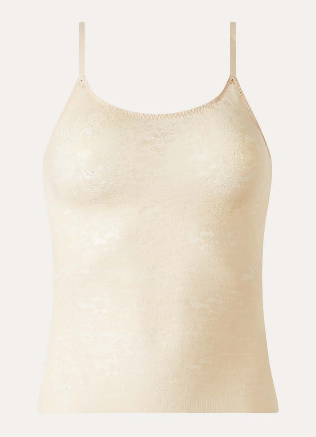 SPANX Singlet van kant - voorkant 2 beige
