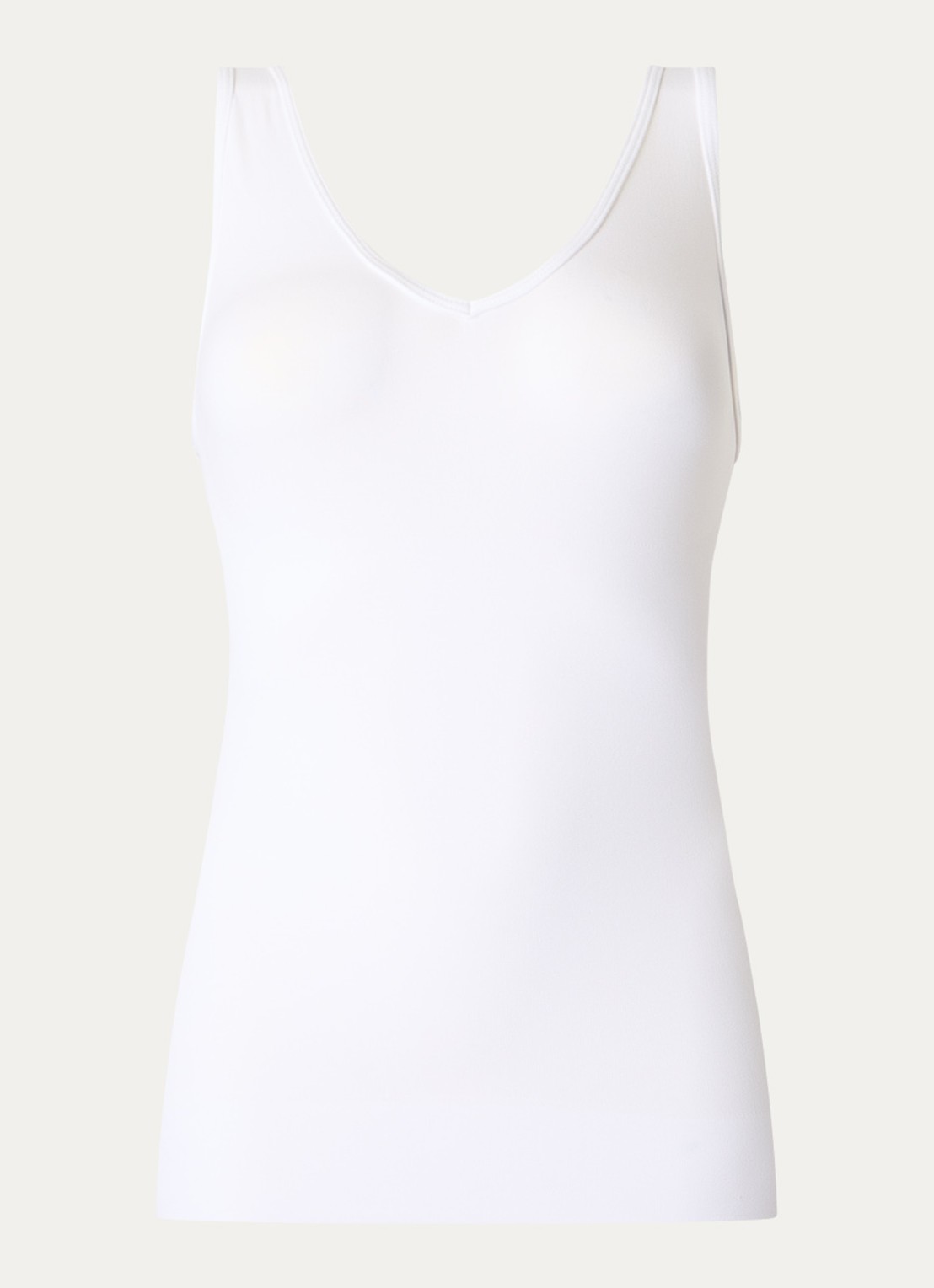 SPANX SPANXsculpt™ naadloze corrigerende top - voorkant ivoor