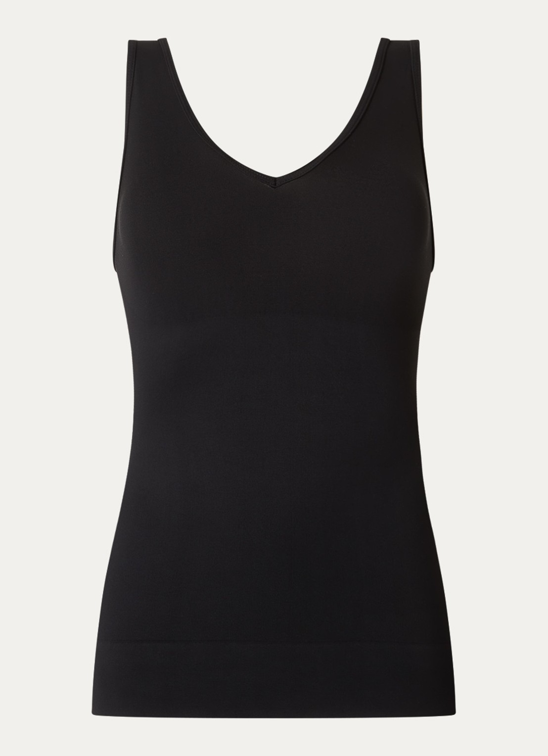 SPANX SPANXsculpt™ naadloze corrigerende top - voorkant zwart