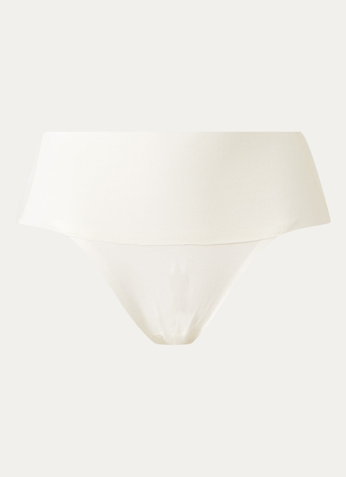 SPANX Undie-tec high waisted corrigerende slip - voorkant gebroken wit