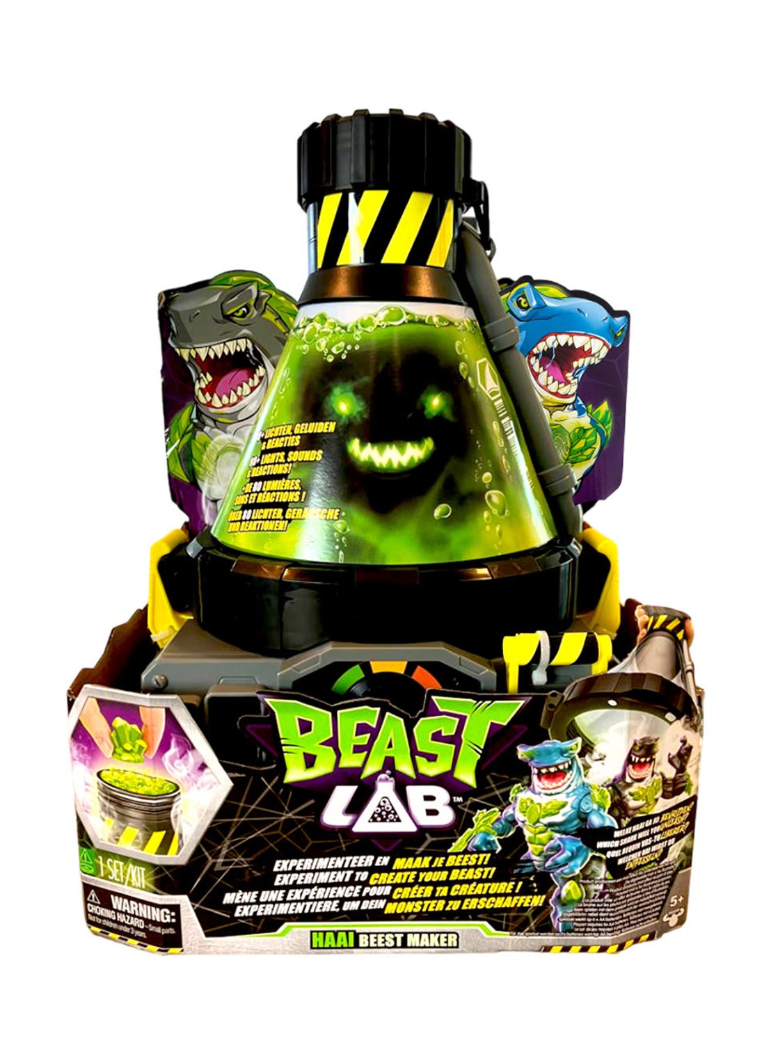Spectron Beast Lab  - achterkant multicolor