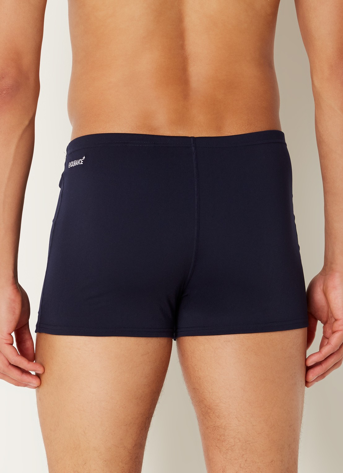 Speedo + Aqsh zwemboxer met logo - achterkant donkerblauw
