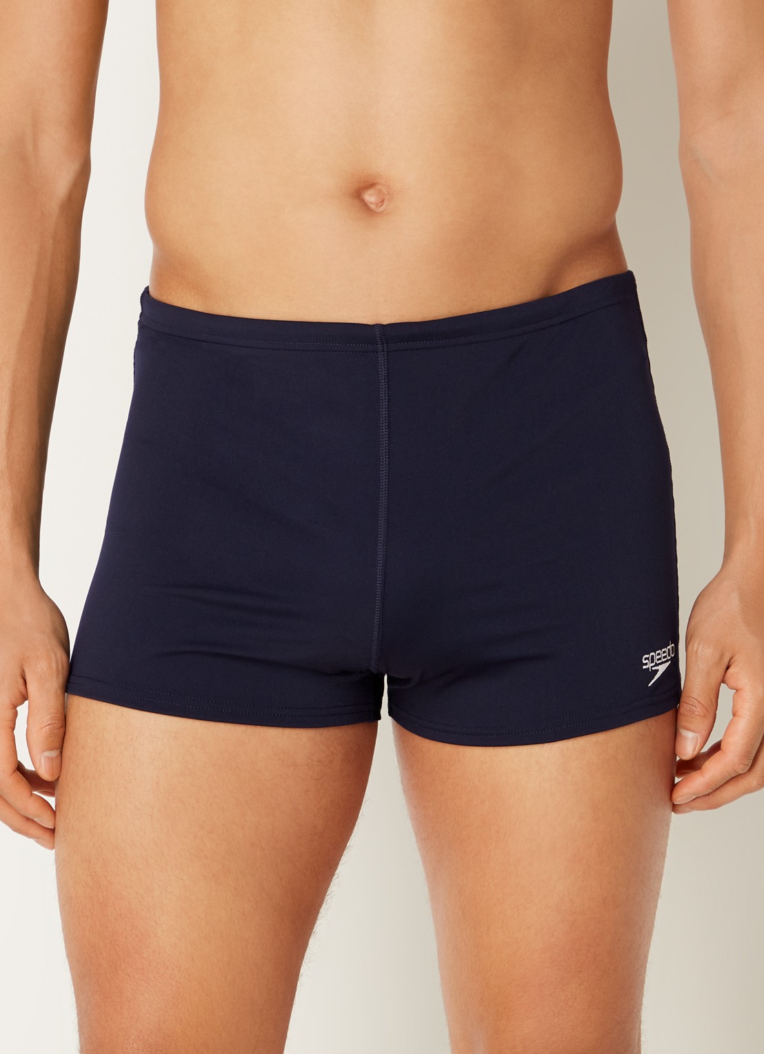 Speedo + Aqsh zwemboxer met logo - detail 2 donkerblauw