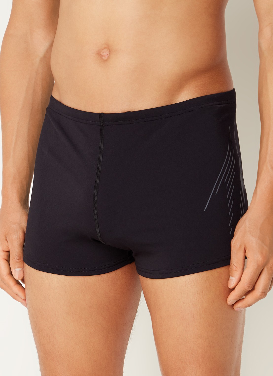 Speedo + H-Boom zwemboxer met logo - detail 3 zwart