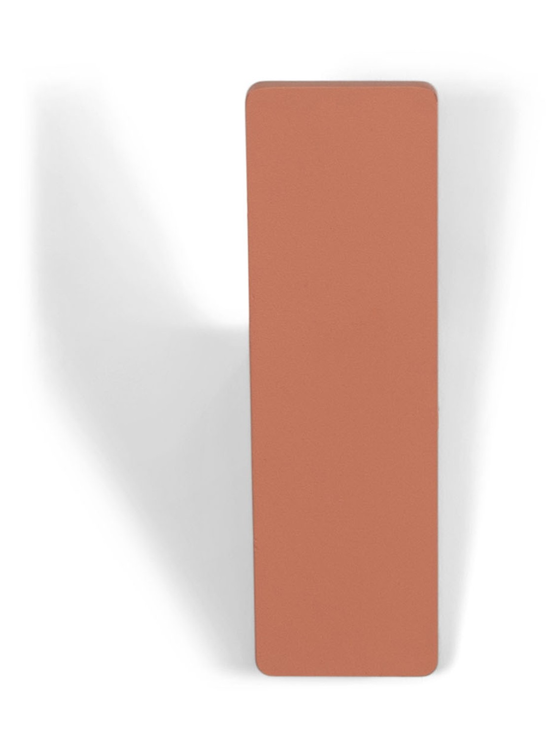 Spinder Angle 1 wandhaak 17 cm - voorkant 2 oranjerood