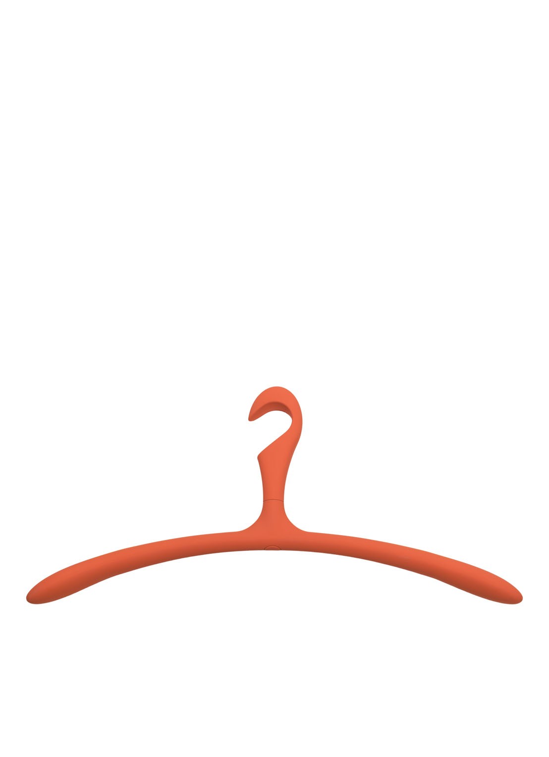 Spinder Arx kledinghanger set van 5 - voorkant 2 oranjerood