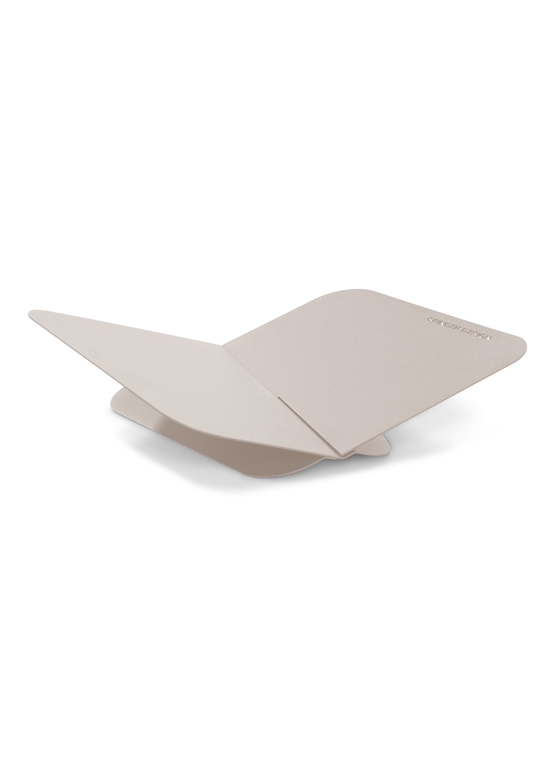 Spinder Atalanta boekenstandaard - voorkant 3 taupe