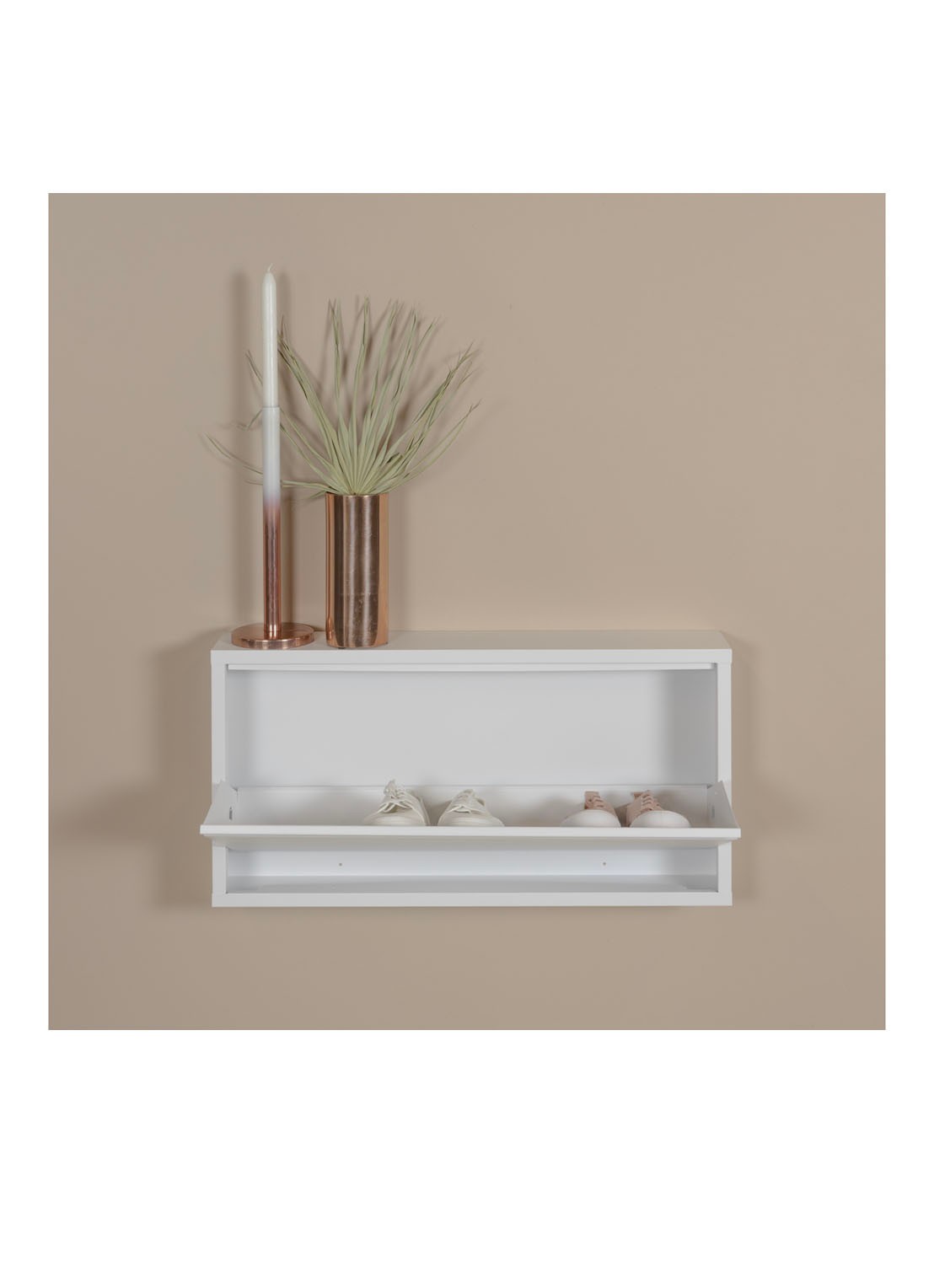 Spinder Billy 1 schoenenkast 75 x 75 cm - voorkant 5 wit