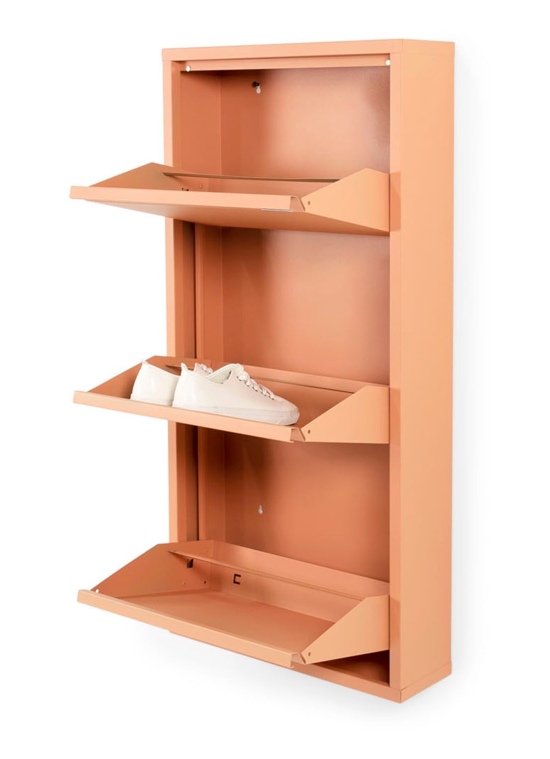 Spinder Billy 3 schoenenkast 50 cm met 3 vakken - detail 4 oranje