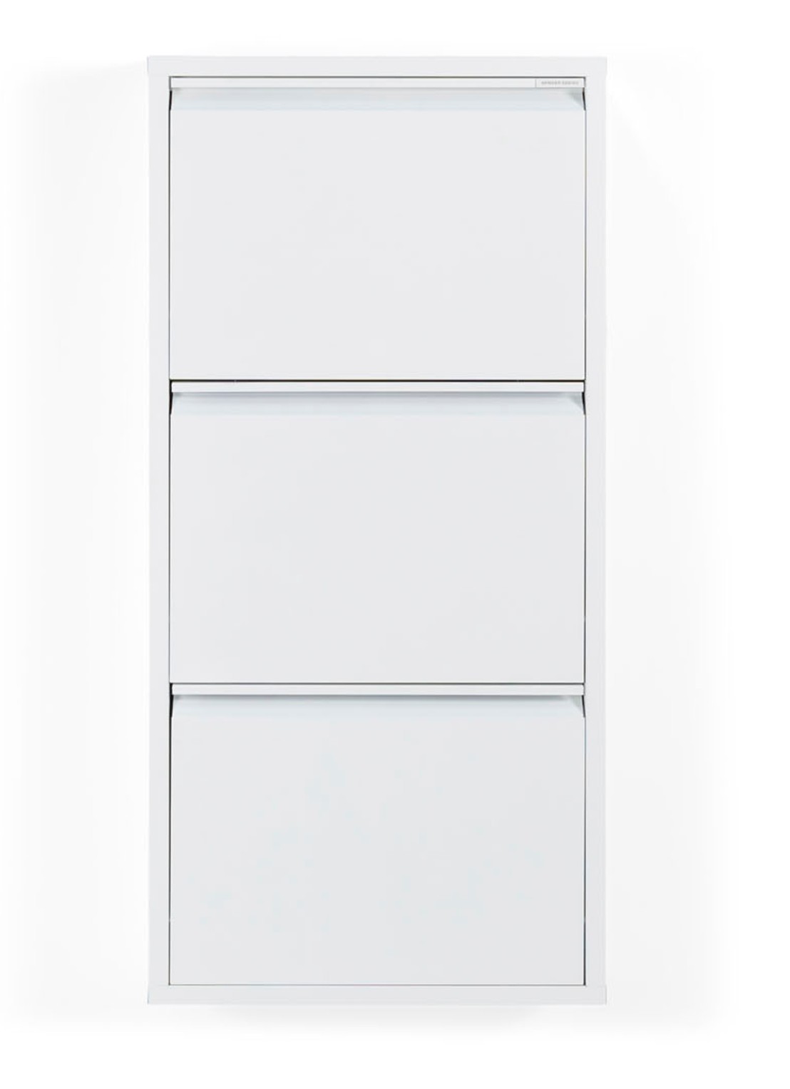 Spinder Billy 3 schoenenkast 50 x 103 x 15 cm - voorkant wit