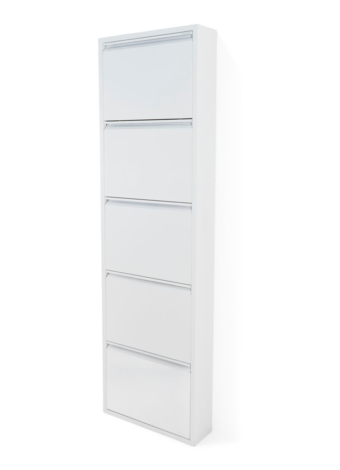 Spinder Billy 5 schoenenkast 50 x 50 x 170 cm - detail 3 wit