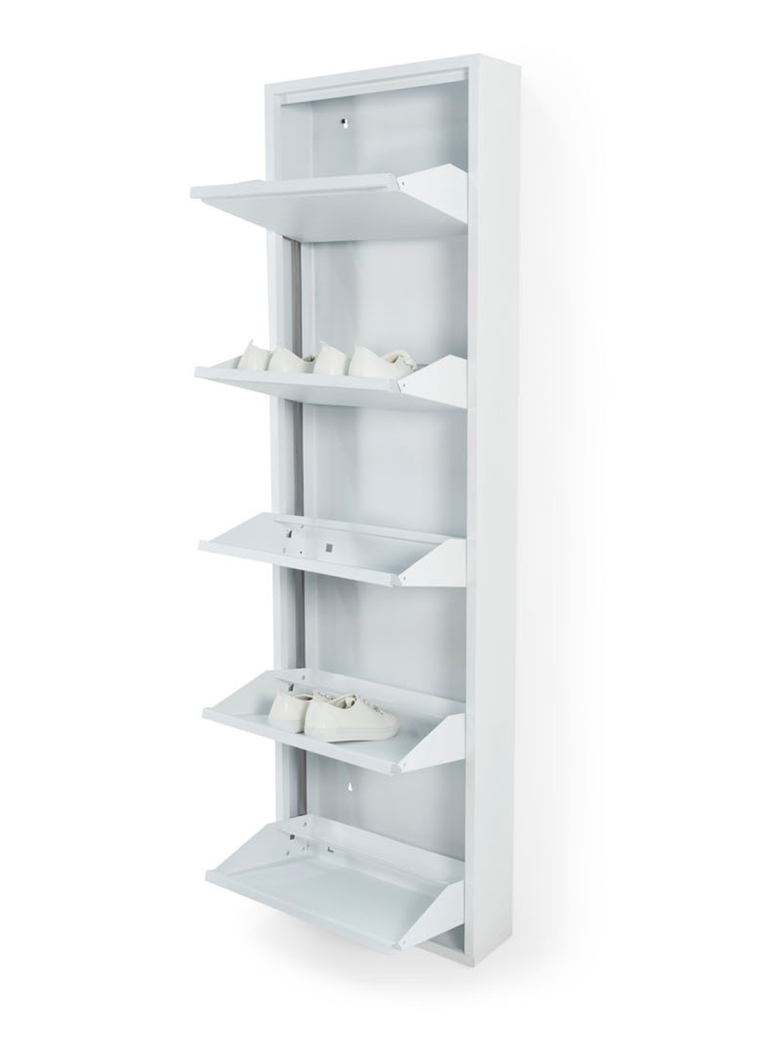Spinder Billy 5 schoenenkast 50 x 50 x 170 cm - detail 4 wit