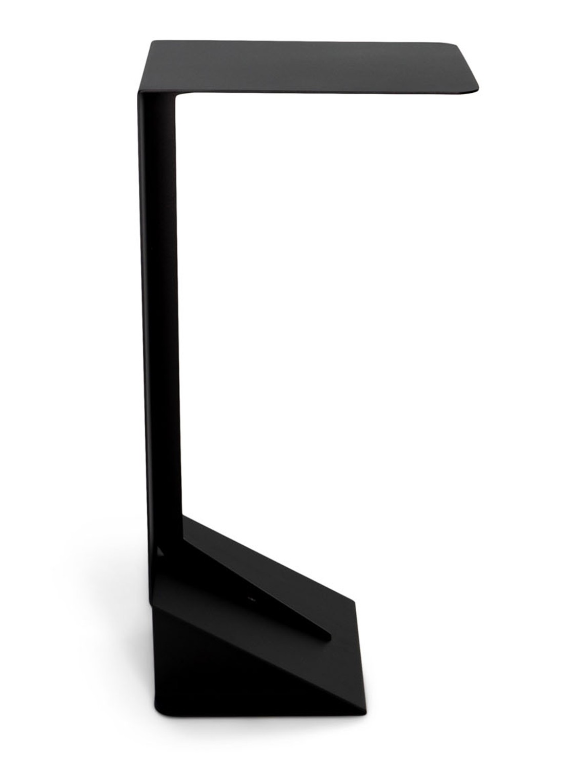 Spinder Bruce bijzettafel 25 x 35 cm - voorkant 2 zwart