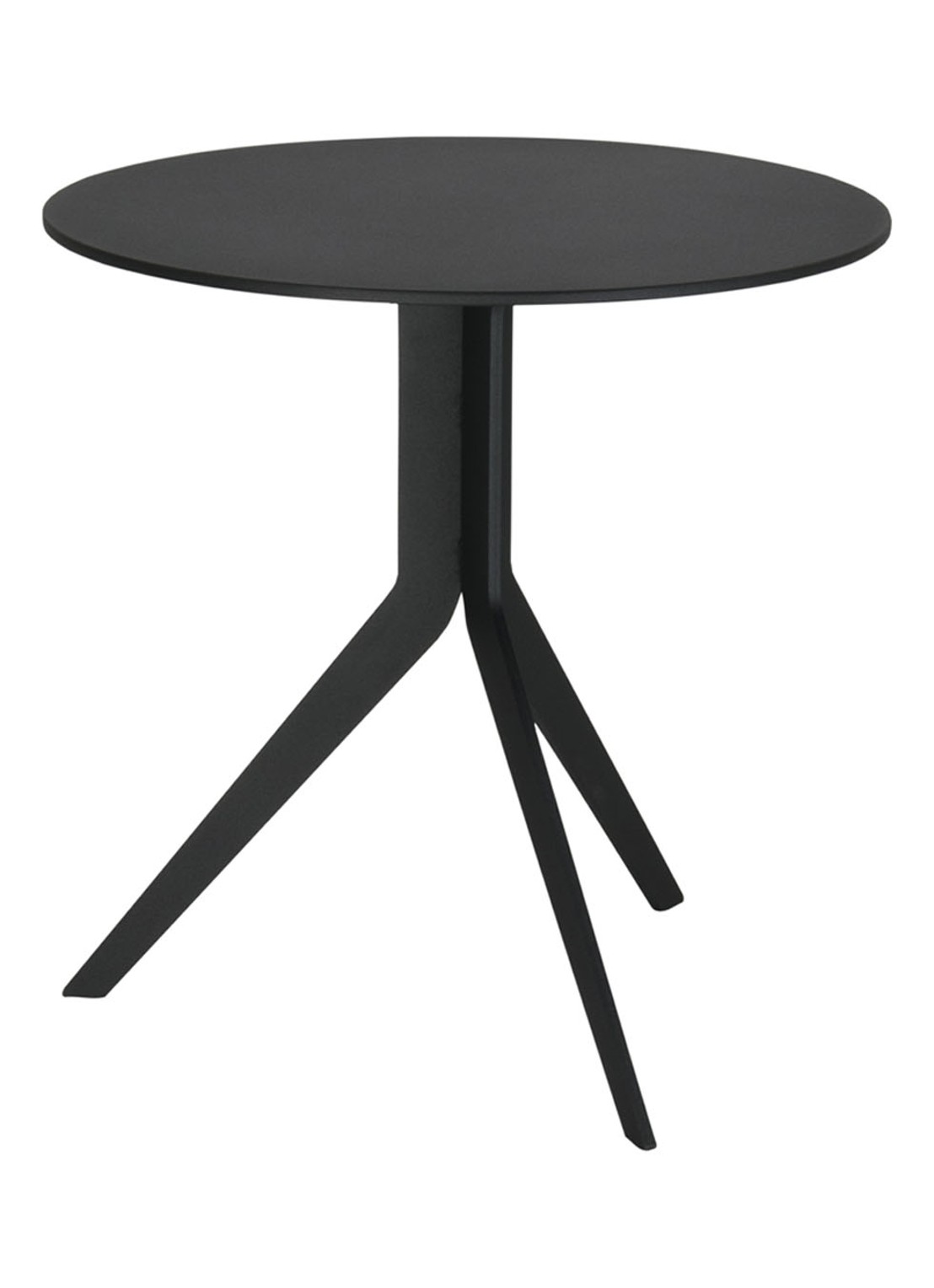 Spinder Daley Low bijzettafel 38 x 38 cm - voorkant 3 zwart