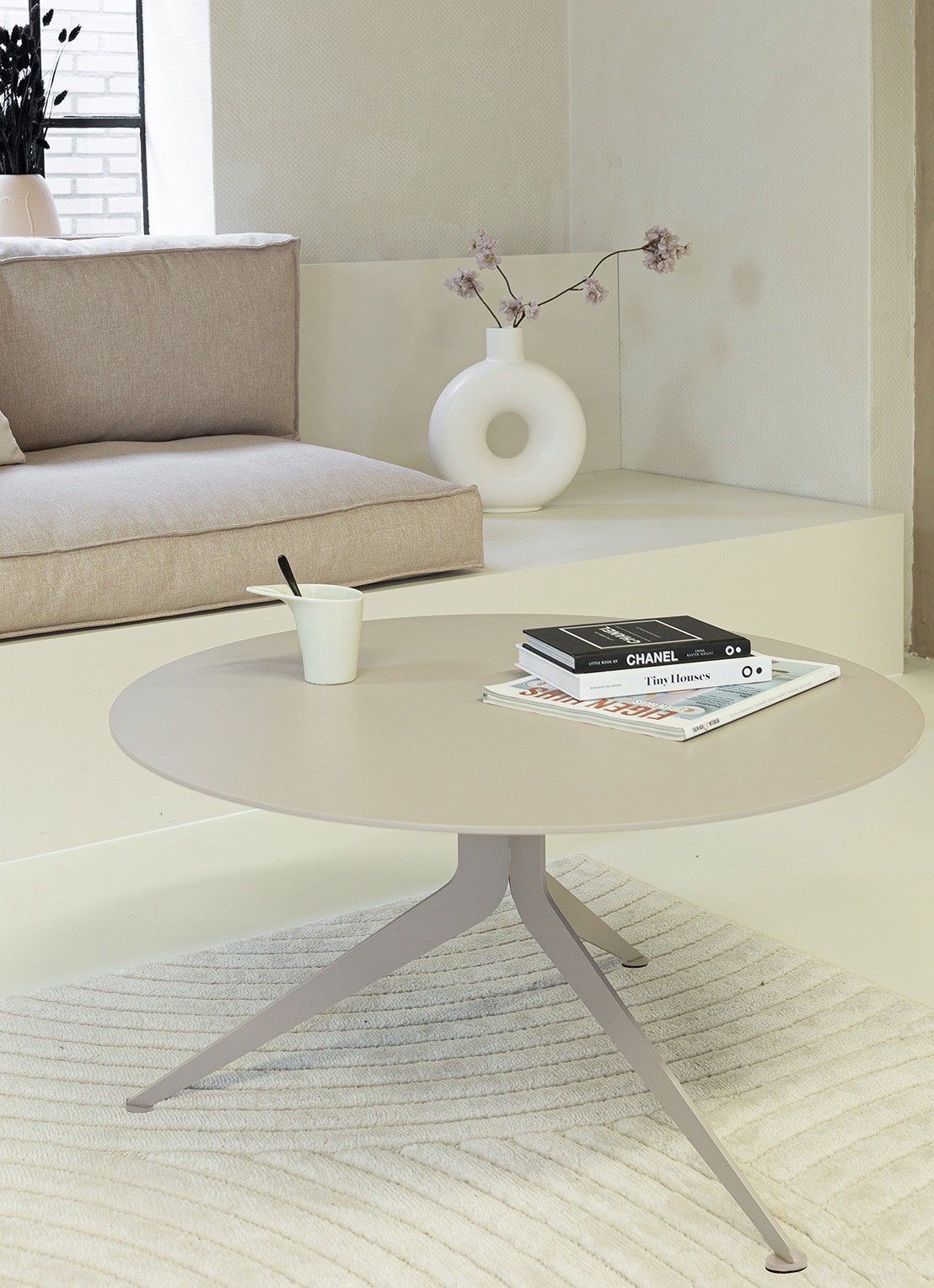 Spinder Daley salontafel 38 x 74 cm - achterkant 2 taupe