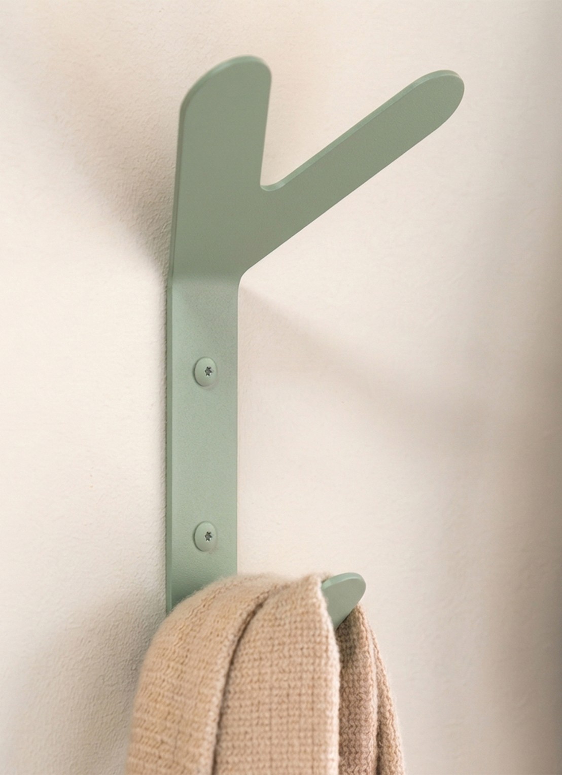 Spinder Frondo Hook wandhaak - detail 3 lindegroen