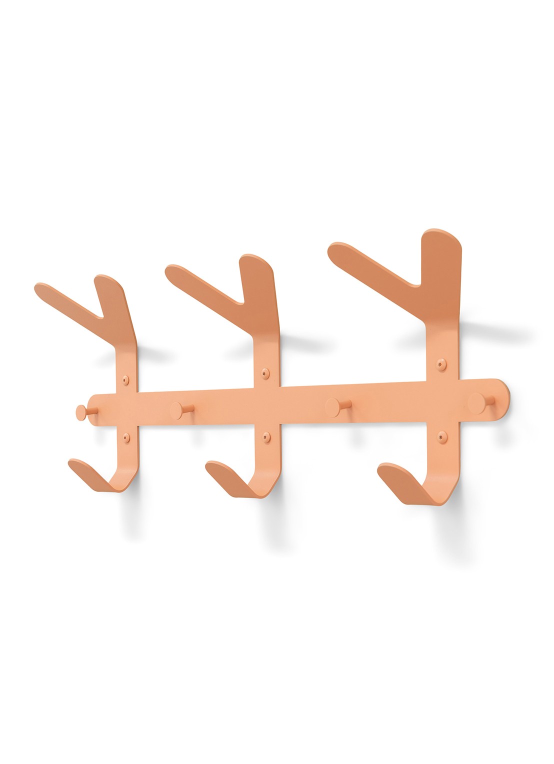 Spinder Frondo wandkapstok - voorkant 2 oranje
