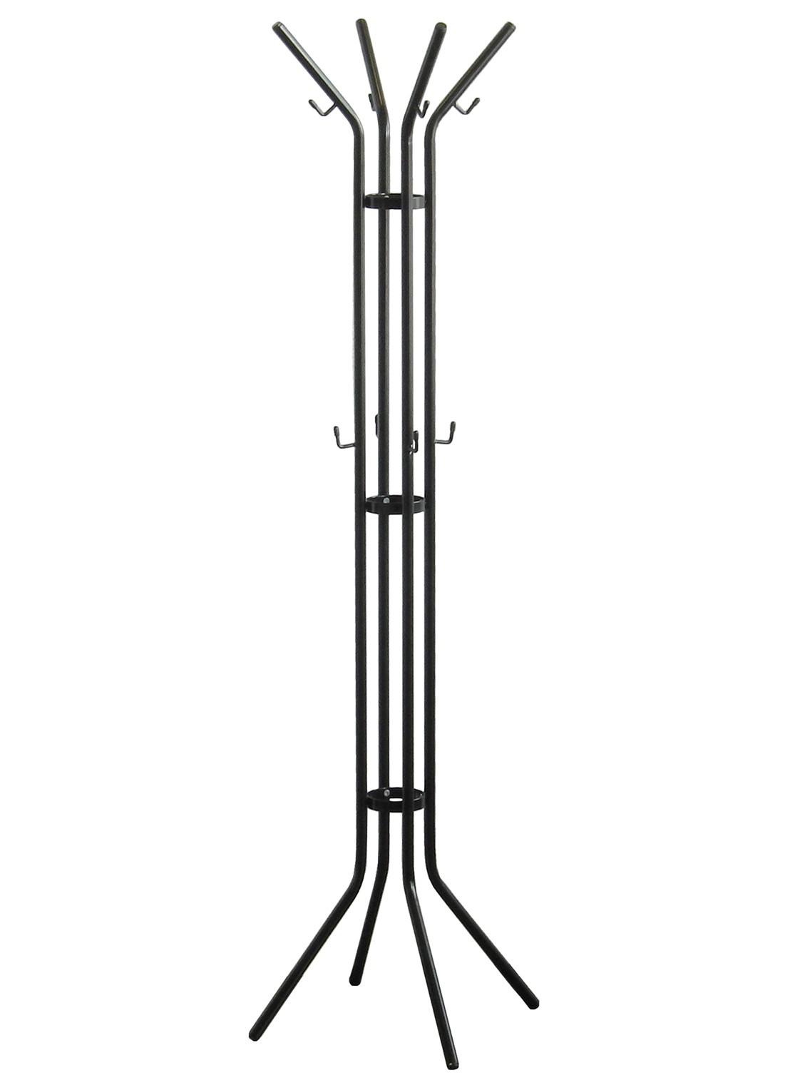 Spinder Jessy kapstok 170 cm - voorkant zwart