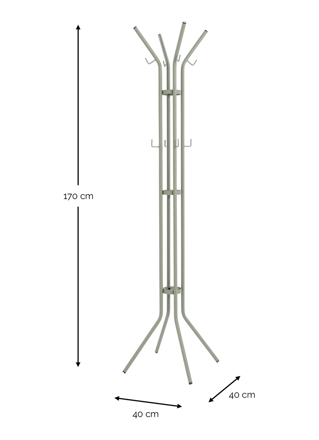 Spinder Jessy kapstok 170 cm - detail 3 groen