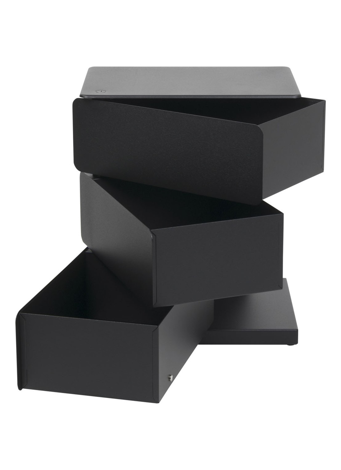 Spinder Joey 3 opbergkast 45,5 x 37 x 26 cm  - detail zwart