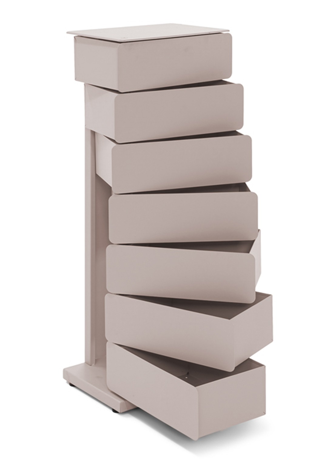 Spinder Joey 7 opbergkast 98,5 x 37 x 26 cm - detail taupe