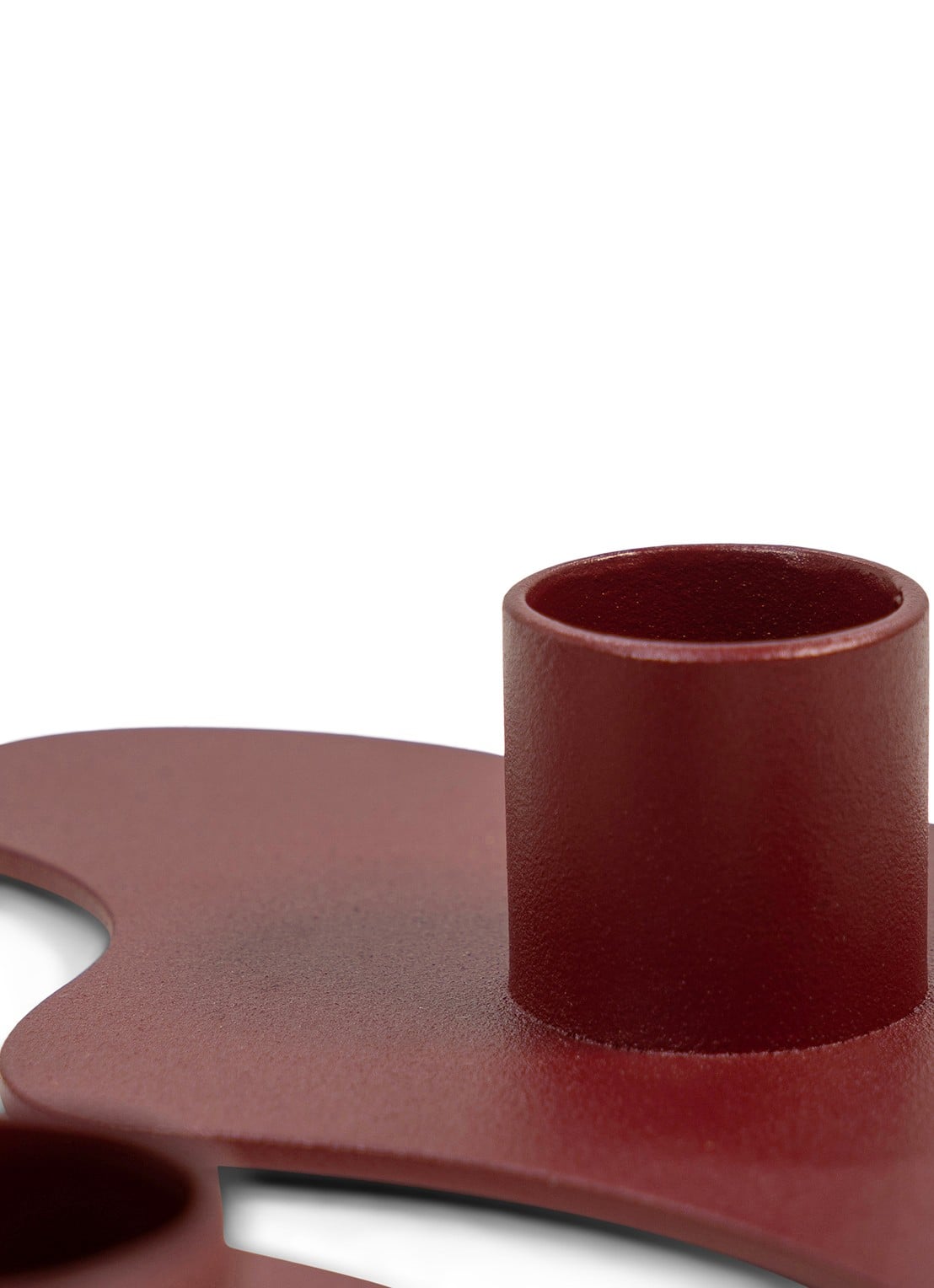 Spinder Melt kandelaar 2,8 cm set van 3 - achterkant bordeauxrood