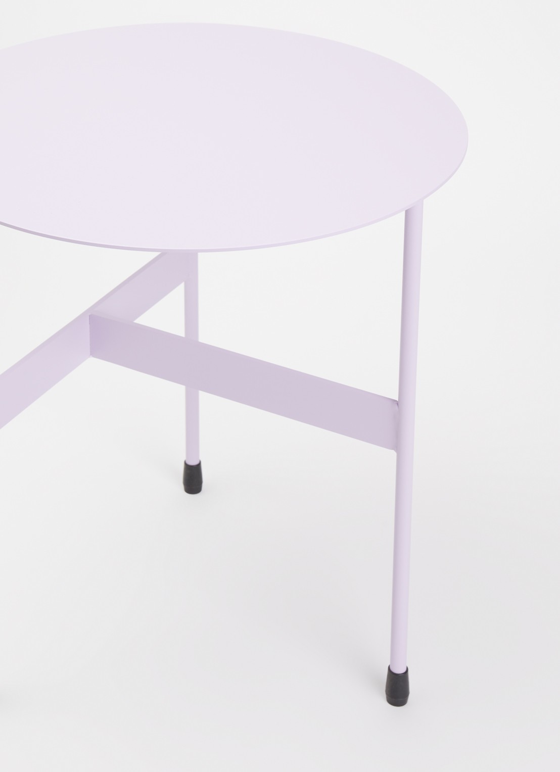 Spinder Mira Low bijzettafel 40 cm - voorkant 2 lila