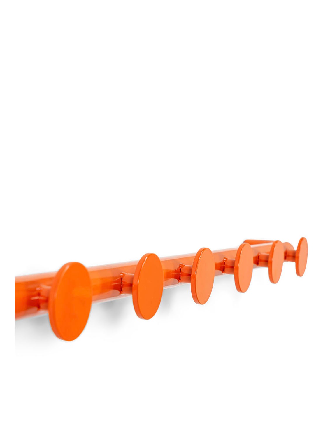 Spinder Retro 6 Wandkapstok - detail 3 oranje