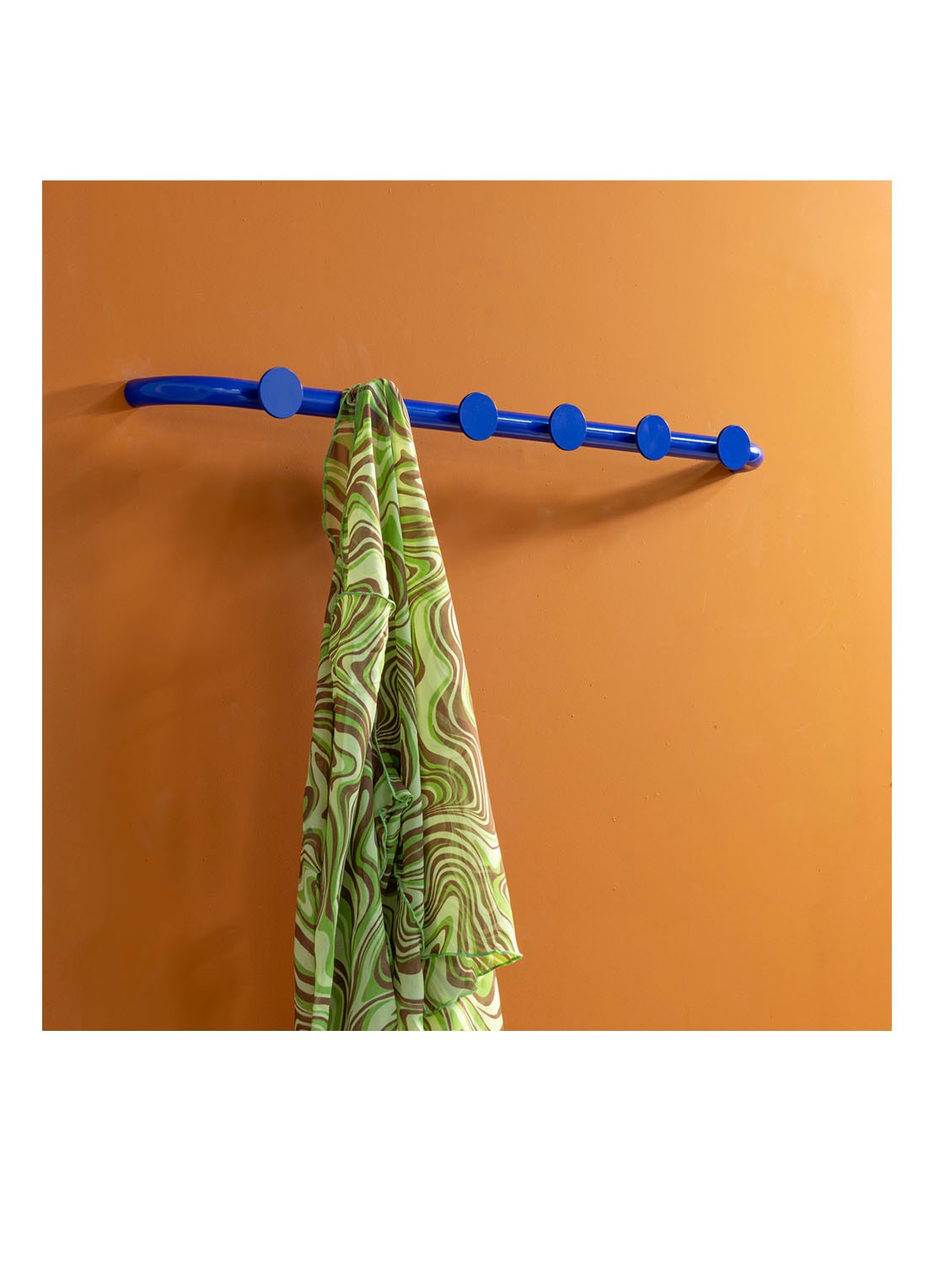 Spinder Retro 6 Wandkapstok - detail 4 donkerblauw