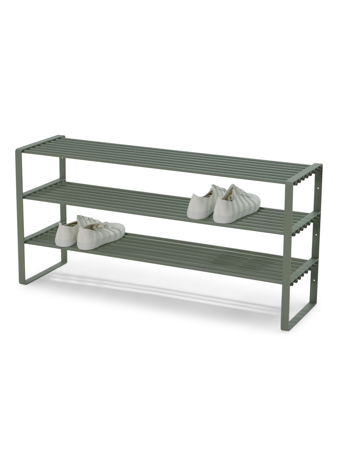 Spinder Rex 100 schoenenrek 100 cm - voorkant 3 khaki