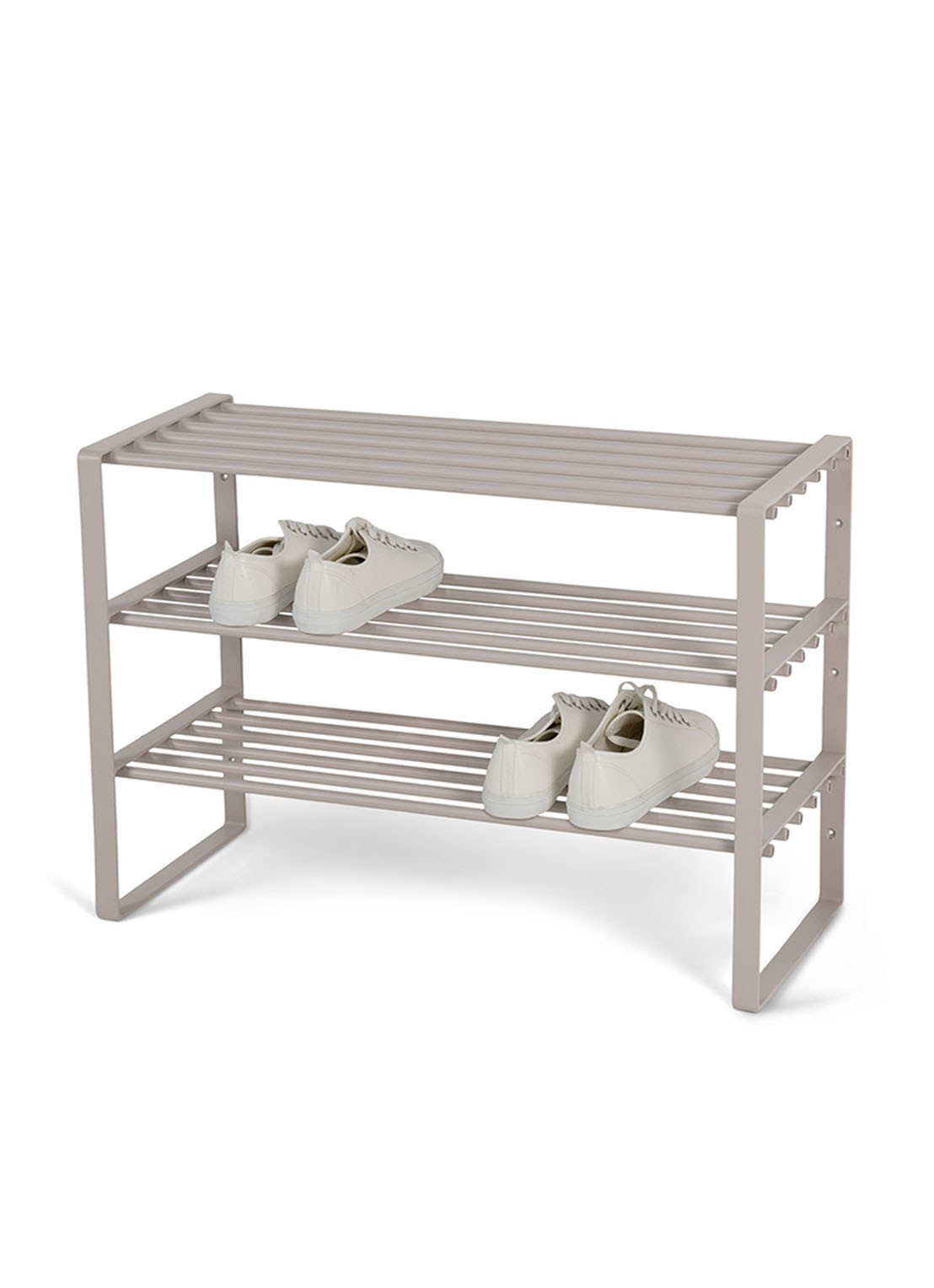 Spinder Rex 2 schoenenrek 70 x 29 cm - voorkant taupe