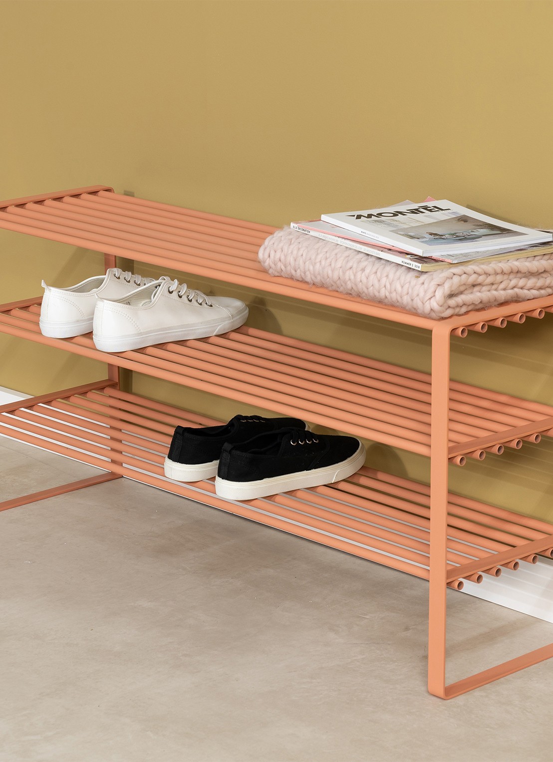 Spinder Rex SR 2 schoenenrek 100 cm - voorkant 2 oranje