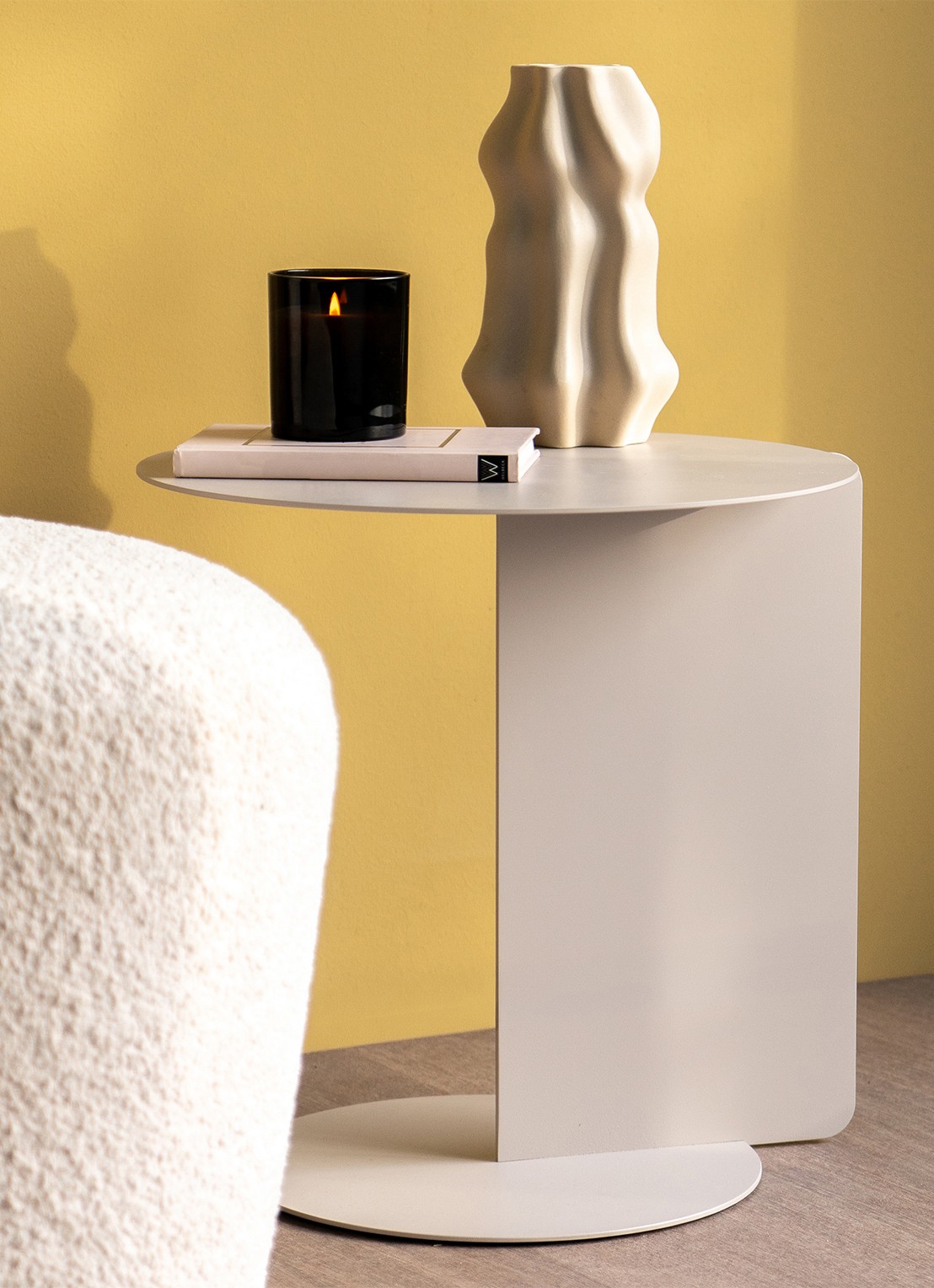 Spinder Salsa bijzettafel 40 x 40 cm - detail 3 taupe