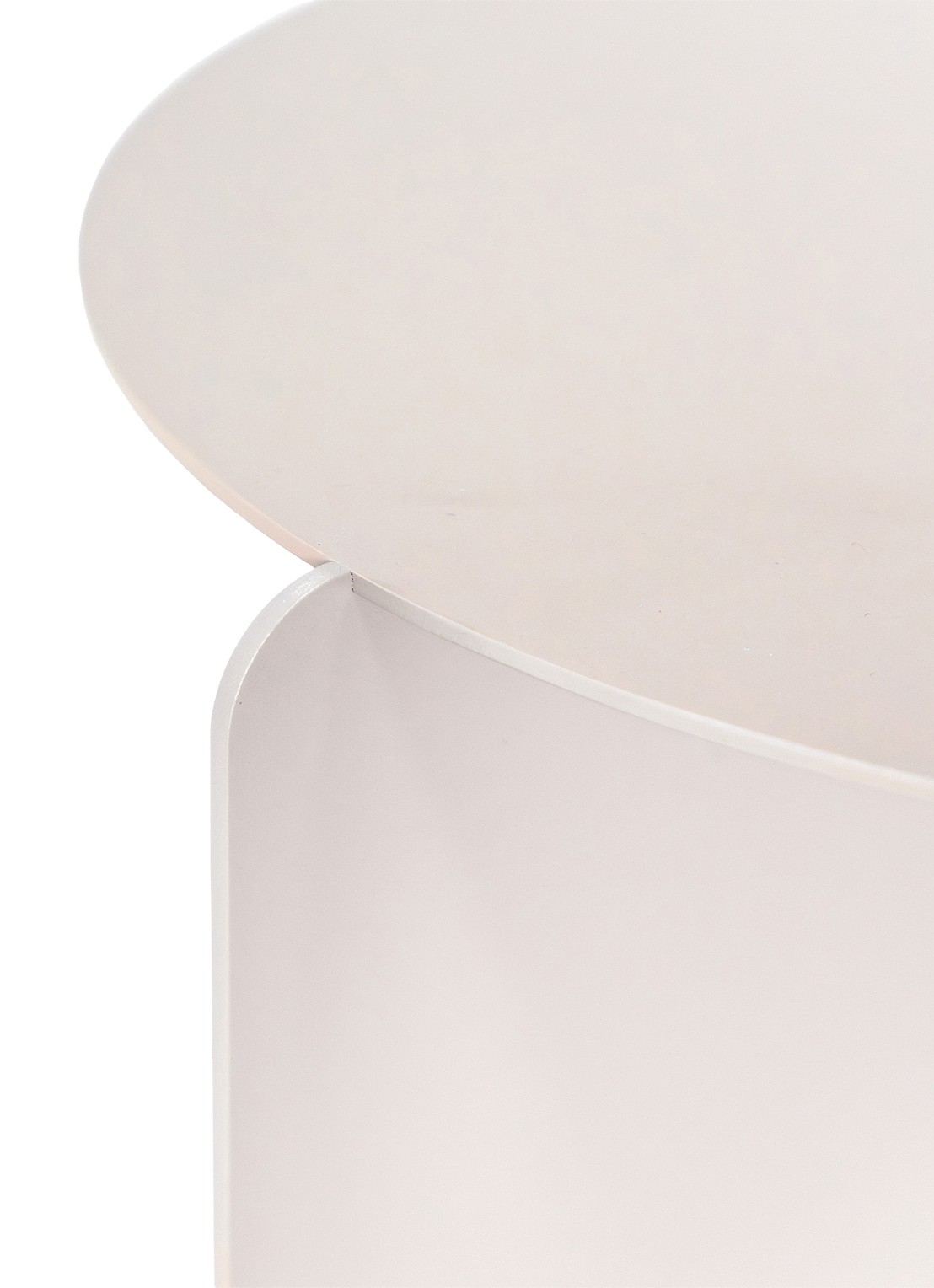 Spinder Salsa bijzettafel 40 x 40 cm - voorkant 8 taupe
