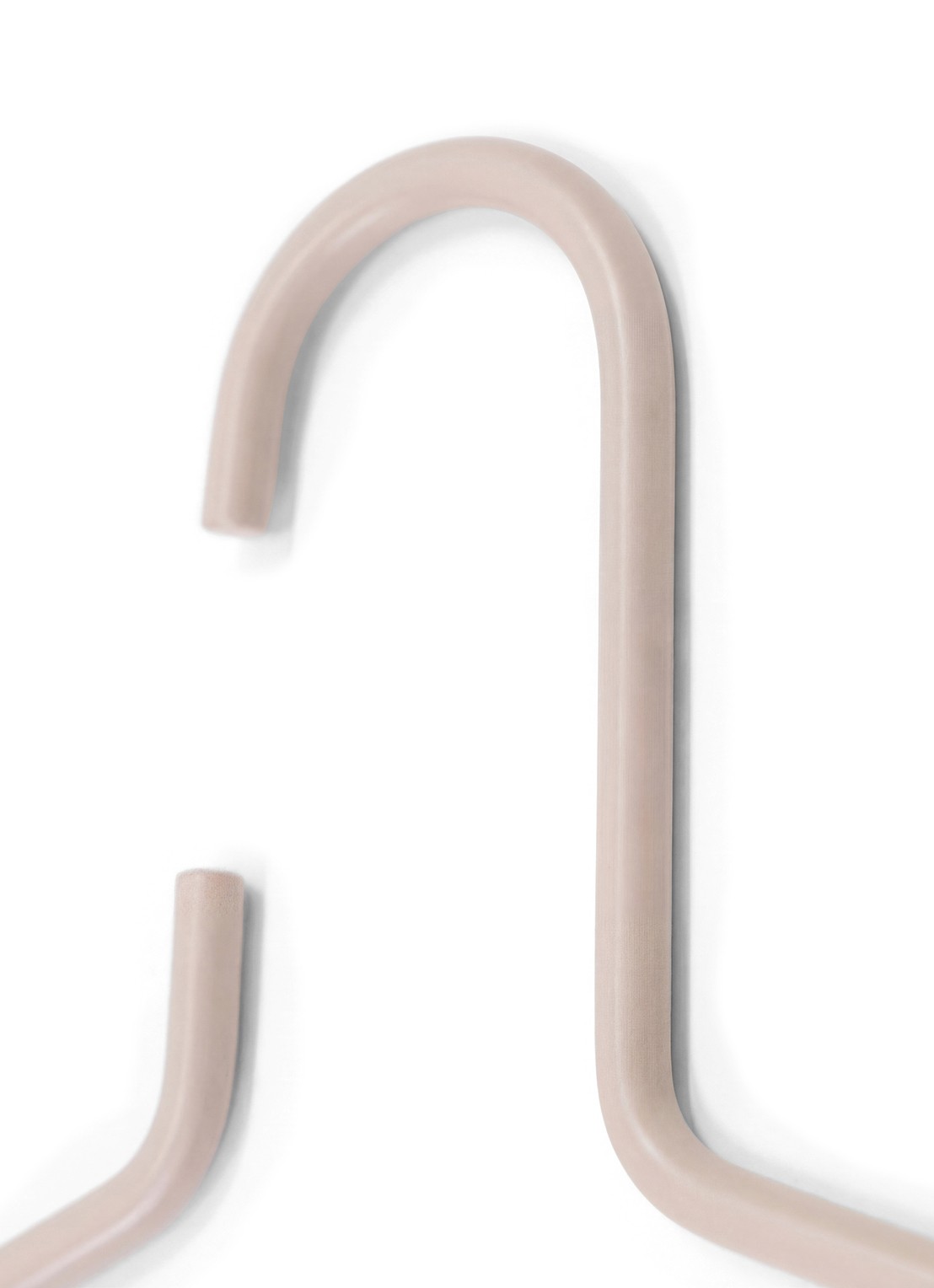 Spinder Senza 6 kledinghangers set van 3 - voorkant 2 taupe
