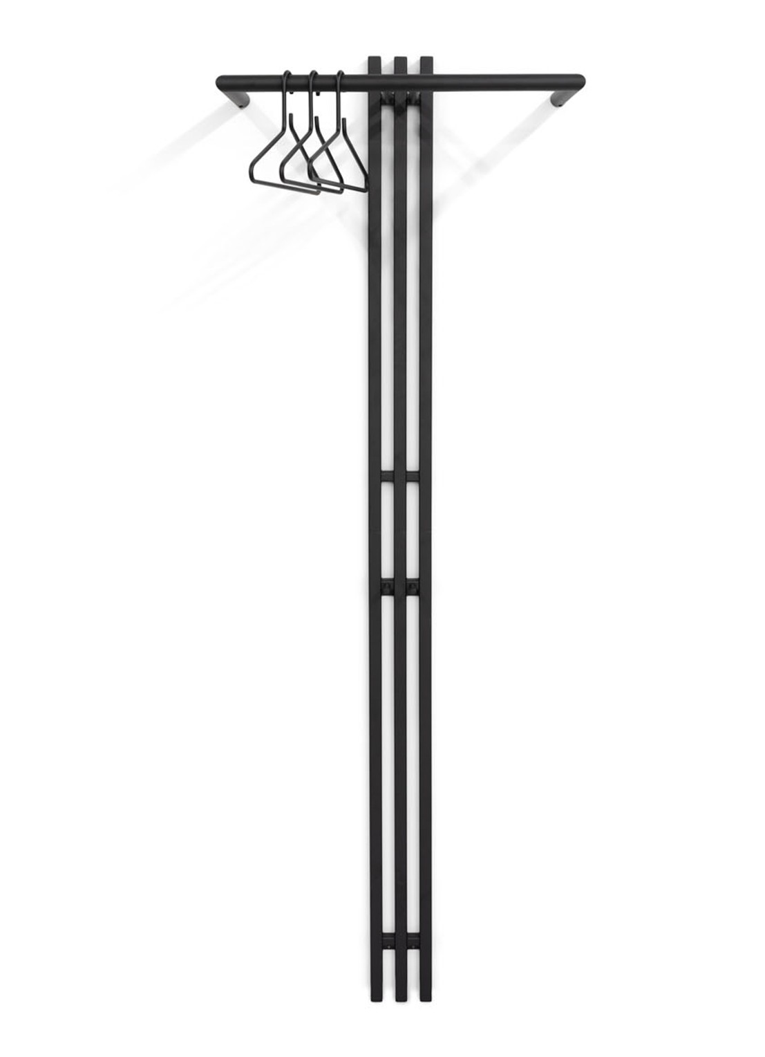 Spinder Senza kapstok 65 cm - voorkant zwart